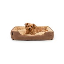 Lionto Letto Per Cani Cuscino Per Cani Divano Per Cani Con Cuscini, (l) 75x60 Cm Beige/marrone