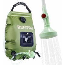Borsa Doccia Solare, 20 Litri, Campeggio, Temperatura 45°c, Escursionismo, Arrampicata