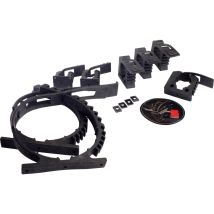 Quickfist – 95371 – 8-teiliges Fahrzeug-Gerätehalter-Set – UV-beständig – für Werkzeuge, Sportgeräte, Off-Road-Fahrzeuge