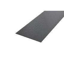 Dekorative Wandleiste Aus Edelstahl 20 Mm X 900 Mm - Schwarz Satiniert