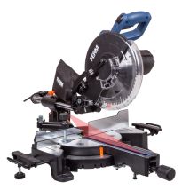 Ferm - Troncatrice Radiale 1900w, Diametro Ø254 Mm Con Guida Laser. Include Lama 60t Tct, Estensioni Da Tavolo, Morsetto E Sacchetto Di Raccolta 