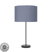 High Fashion Tischlampe 1xe27 Schwarz/blau 63x30x30cm