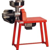 Palumbo – Elektrische Tomatenpresse mit Tisch – Edelstahlfilter, Aluminiumgehäuse, 330 Watt, ergonomisch, leicht zu reinigen
