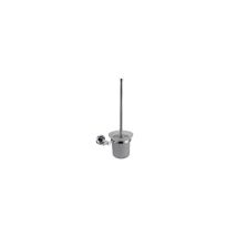 Porta escobero de pared Línea Diosa – Cromo – Fijación con tornillos – Accesorios de baño en aleaciones metálicas y vidrio