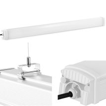 Apparecchio Di Illuminazione A Led Impermeabile E Ermetico Per Pollaio E Magazzino Ip65 4400 Lm 120 Cm 40 W