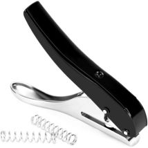 Pa Robuster Metall-lochstanzer – 10 Mm Rundes Loch – 25 Mm Stanztiefe – Hand-lochstanzer Für Ausweise, Pvc-ausweise, Papierbögen