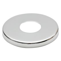 Roseta cromada 3/4" – Acero – Diámetro interior 26 mm – Diámetro exterior 70 mm – Altura 8 mm