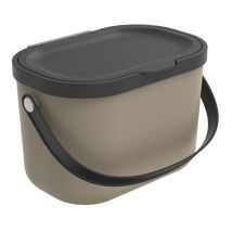 Rotho Mülltrennungssystem 3,2 L Albula Cappuccino
