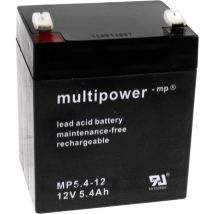 Batería Multipower Pb-12-5,4-4,8 12v 5.4ah Recargable Agm