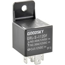 Grl-s-112df Relè Per Auto 12 V/dc 40 A 1 Scambio - Goodsky