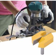 Fraise Pour Défonceuse, Affleureuse Et Toupie Fraise À Queue De 8 Mm, Fraise De Rabotage De Surface De Fond De Raboteuse De Nettoyage De Fond De 8 X 