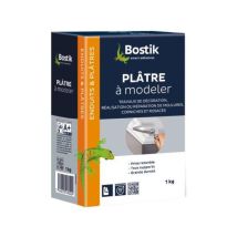 Plâtre À Modeler Bostik 1kg Séchage Rapide, Facile À Sculpter - Bostik