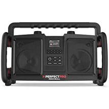 Perfectpro Rb2 Rockbull Radio De Construcción - Fm Rds - Dab+ - Aux-in - Red Eléctrica Y Batería