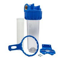 Toodo Wasserfilterhalter 9"3/4 26/34 F – Waschbarer Filter 60μm – Messing – Vorfilter für Trinkwasser