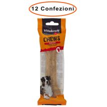 Vitakraft Osso Per Cani Snack Chews 14 Cm 12 Confezioni Da 90 Gr