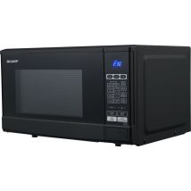Sharp – R270BK – Mikrowelle 800 W – 20 l – 44,5 x 25,8 x 34,0 cm – Freistehend