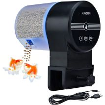 Vtizikl Chargeur Usb 3 Voies Mangeoire À Poissons Automatique Minuterie Tortue Nourriture Aquarium Accessoires Aquarium Mangeoire À Poissons 