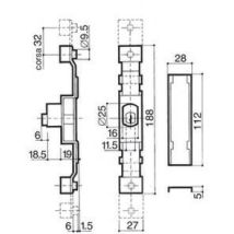 Prefer Sicherheitsschloss P Gitter Ausziehbar 6610