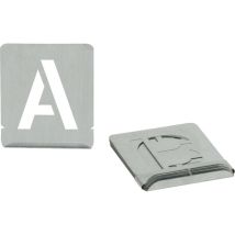 Plantilla de números y letras A-Z 70 mm – Turnus