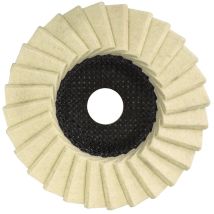 Dronco – disco de acabado Polimaxx4 115mm – grano 60, 100mm, diámetro interior 22mm, forma plana, 5 unidades
