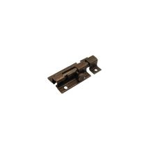 Candado de puerta con pestillo redondo 15 – Acero – Placa 33 mm – Sección pestillo 9 mm