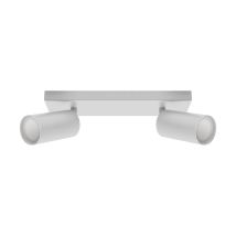 Aplique De Pared Y Techo Blanco 2l 2x35w Gu10 Ip20 Manam Ideus 03760