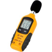 Sonómetro Profesional De 30-130 Dba Con Pantalla Retroiluminada (batería De 9 V Incluida) - Dpzo
