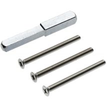 Goupille – Acier galvanisé – Longueur 95 mm – Diamètre M6 – Kit de montage pour porte profilée n° 151