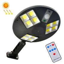 Faretto 144 Led Cob Da Esterno Con Pannello Solare Sensore Movimento Lampione