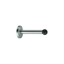 Muro Porta Tampone 0 38 3895 F69 Opaco – Acciaio inox satinato – Diametro 25 mm, Lunghezza 120 mm