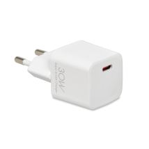iBOX USB-C PD 30W Wandladegerät – 1x USB-C – 5V/3A, 9V/3A, 12V/2,5A – CE – Weiß – 51g