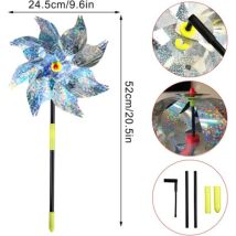 Deterrente Uccelli (10 Pezzi), Spaventapasseri Riflettenti Per Giardino, Frutteto, Casa, Fattoria - Sicuro Ed Efficace Alternativa A Spine E 