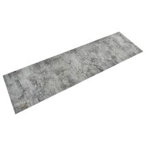 The Living Store - Küchenteppich,küchenmatte,küchenvorleger Waschbar Beton 45x150 Cm Samt Vess371138 Bonnevie