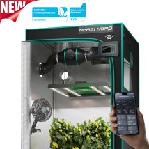 Mars Hydro – Tente De Culture Indoor 100x100x180 Cm – Kit Complet Avec Lampe Led Fc3000 300w – Ventilation 4" Avec Contrôle Intelligent – Pour 3-4 