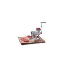 Tritacarne Manual N. 22 – Acero – 1 cuchillo y 1 placa de 4,5 mm – Base de fijación