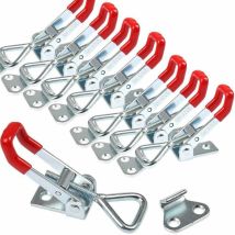 Echoo - 8pcs Adjustable Toggle Latch Clamp Gh-4001 165kg / 363.7lbs Retention Capacity For Quick Attachment And Tightening
