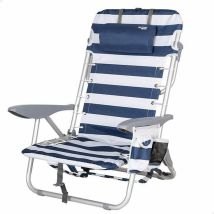 Aktive Aktive Falt- Und Relaxsessel Blau Weiß