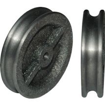 Vogelrolle 470 Grauguss Rollen-ø 50 Mm Tragfähigkeit Max. 18 Kg Nut 6 Mm