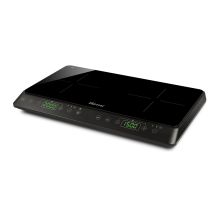Placa de inducción doble Pi51 – 3500W – Temporizador 180 min – Rango temperatura +60°C a +240°C – Dimensiones 56 x 35 cm