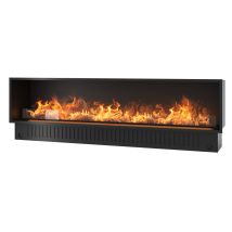 Cheminée À Vapeur D'Eau Encastrable Invapo Inside 2200 - Flammes Multicolores, Effet 3d Et Contrôle Par Application, Réservoir De 2,4 L - 220 Cm
