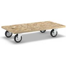 Wagner – Rodador de Transporte de Placas de OSB – Capacidad de Carga 250 kg – Dimensiones 575 x 300 x 118 mm – Grosor 18 mm – Peso 2.95 kg