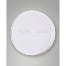Fabas Luce Lighting - Hatton Plafoniera Bianca 2 Luci Attacco E27 D.30cm C/sensore