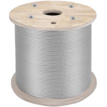 Vevor - Drahtseilkabel Aus Edelstahl 304, 1/4', 7x19, 200 Fuß, T304-edelstahl