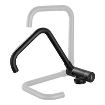 Lonheo Grifo De Cocina Abatible Plegable De Acero Inoxidable Negro, Grifo De Cocina Debajo De Ventana, 360 Giratorio Y Plegable Monomando Grifo De 