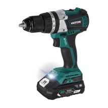 20 V Bürstenloser Bohrhammer – 2,0 Ah Lithiumbatterie – 34.000 Schläge/Minute – 65 Nm Drehmoment – 13 mm Metallfutter – Inklusive 13 Zubehörteile