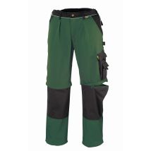 Canvas (320 G/m) 2-in-1 Bundhose Tobago Grün/schwarz Größe 50