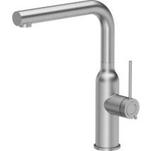 Robinet de cuisine – Acier inoxydable – Bec extractible – Design moderne – Entraxe, Matières, Finition métal, Hauteur sous bec, Forme du bec, Mode de 
