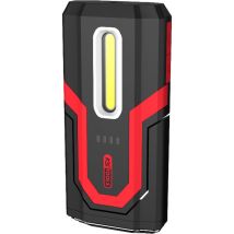 KS TOOLS – Torcia eQi UltimateBEAM compatta 600 lumen – 2 modalità luminose: COB e SMD Spot LED – IP65, IK09 – Batteria ricaricabile 2000 mAh