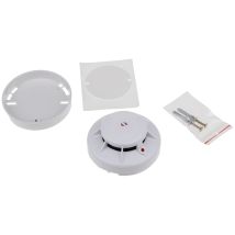 Detector de humo óptico – Código: ASD10Q – Alimentación: Batería 3V – Potencia sonora: 85dB – Fito