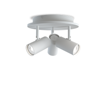 Belid - Tyson Spots De Plafond Grappes Structure Blanche 3x Gu10